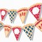 Big Dot of Happiness Summer Pies Garland Banner, Patriotic 4th of July Party Decorations, Pie Banner Backdrop, 30 Feet of Cord, 15 Shaped Pie Slices